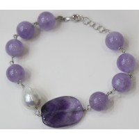 BRACCIALE CON AMETISTA